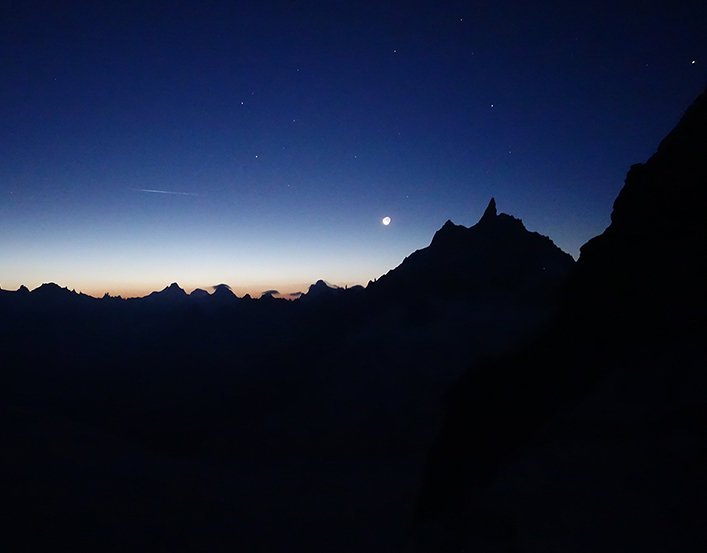 alpes paisaje amanecer dent du geant1